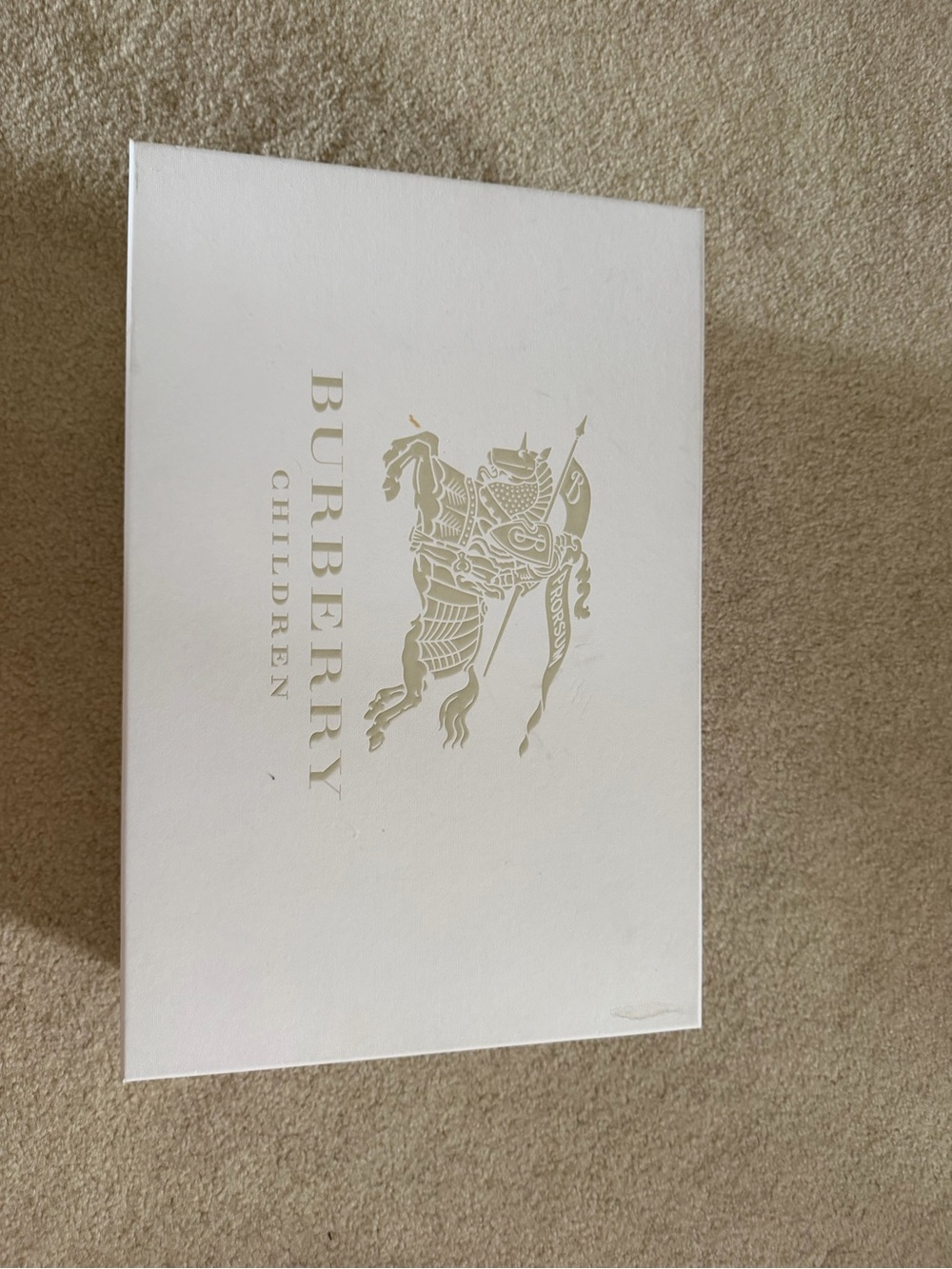 Burberry Kids Red Plaid Heart Rain Boots - Picture 6 of 7